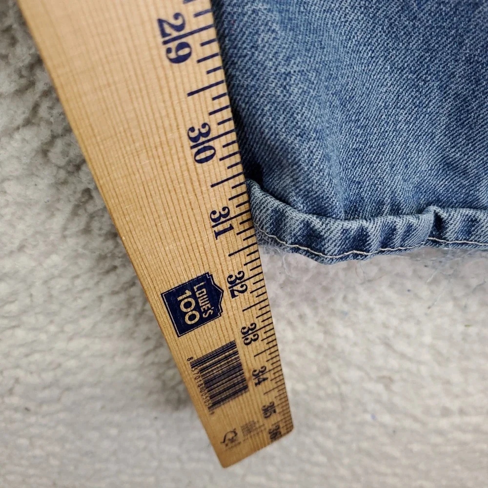 IZOD Mens Regular Fit Jeans Blue Medium Wash Denim 40x32 Straight Leg Pants